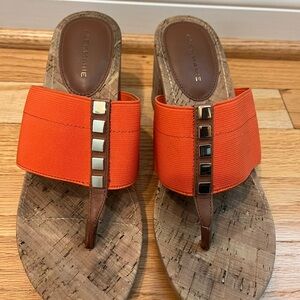 Orange Alex Marie sandals, size 8.5.